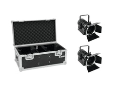 EUROLITE Set 2x LED THA-40PC noir + Mallette