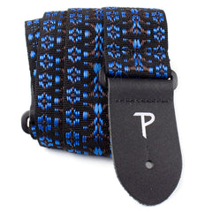 Perris 289 2" Retro Hootenanny Poly Guitar Strap Blue