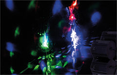 FX Lab 6-Wege-Disco-/Party-Pod-Licht mit mehrfarbigem LED-Kristalleffekt