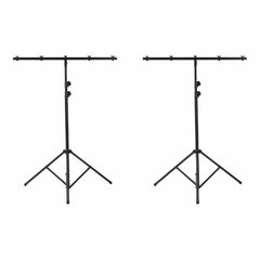 2x Thor LS002 Tripod Lighting Stands with TBars