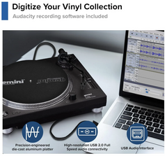 2x Gemini TT-5000 Professional Direct-Drive Turntable