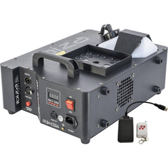 2x Ibiza Light ERUPTION-1500 DMX Vertical Fog Machine 1500W RGB LED CO2 Type Effect