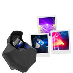 Mac Mah Retro-Roll 80W LED Gobo Scanner Light Bundle