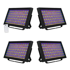 4x ADJ Profile Panel RGBA LED Wash
