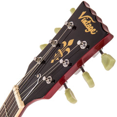 Vintage Vs6 Guitar - Cherry Red