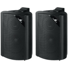 Monacor EUL-30/SW 100V Black Speaker 30W Pair Sound System Background PA