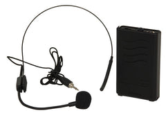Ibiza Port8-10-12-15uhf 865mhz Headset Mic Transmitter Beltpack for Portable PA