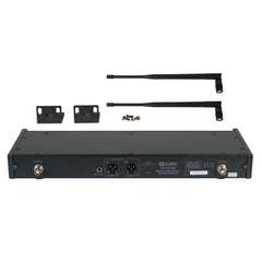 Système de diversité W Audio DTM 600 Twin Beltpack (606,0 MHz-614,0 MHz) Logiciel V2