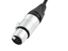 Psso DMX-Kabel XLR 5Pin 1M Bk Neutrik