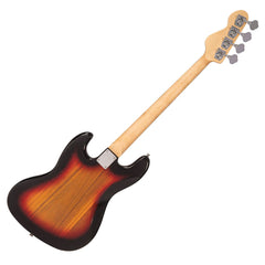 Vintage V49 Coaster Series Bass Guitar - 3 Tone Sunburst