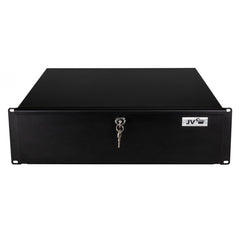 JV Case Rack Drawer 3U Flightcase Lockable Metal Cabinet
