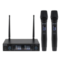 W Audio DM 800H Twin Handheld UHF Radio Microphone Wireless CH70