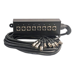 Pulse 8Way XLR Multicore Stage Box (10m)