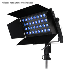 2x Equinox Cabaret Colour HEX LED Flood 36 x 8W RGBWAUV inc flightcase