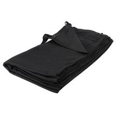 Wentex Backdrop Stage Curtain Drape Black 3m x 4.5m (W x H) unpleated