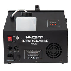 KAM Terra Fog Machine Low Smoke Machine Mister Kool 700W Bundle