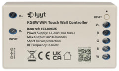 Contrôleur WiFi Lyyt RGBW avec plaque murale