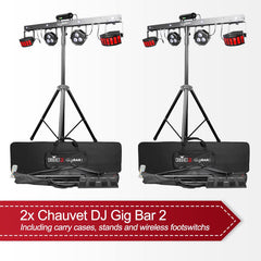 2x Chauvet DJ GigBar 2