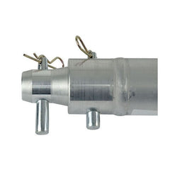 Milos Single Tube 50mm, 100cm G Truss with female receivers
