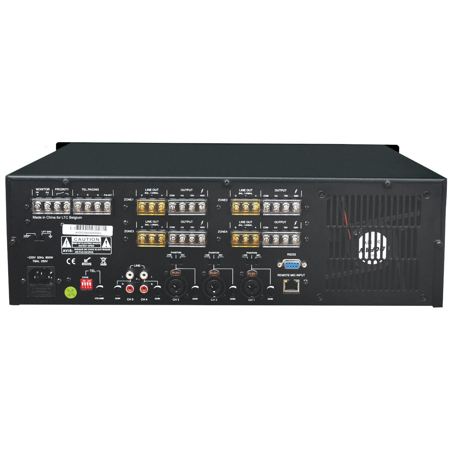 BST UPX4120 5-Channel Mixer Matrix Power Amplifier – Simply Sound and ...