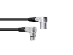 Omnitronic XLR-Kabel 3Pin 1,5M 90? Bk