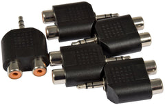 qtx-Adapter 3,5-mm-Stereo-Klinkenstecker – 2 Cinch-Buchsen