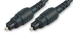 PRO SIGNAL Audio / Video Cable Assembly 3m (9.84ft) Optical Lead Black