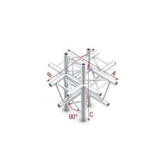 Milos Cross up/down 6-way Deco-22 Triangle truss