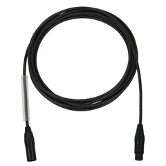 eLumen8 50m Neutrik XLR Male - XLR Female Microphone Cable, Black