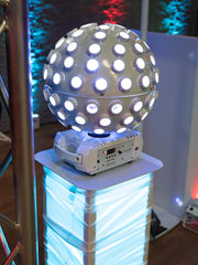 2x Eurolite LED B-40 Laser Mirrorball Effect Starburst Stratosphere Lighting DMX