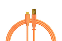 DJ Tech Tools Chroma Cable Lead USB (C-B) 1.5m (Orange)