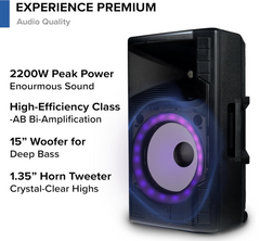 Gemini GSP-L5500PK Powered PA Speaker pack
