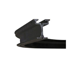 Wentex Eurotrack coin 90� Noir R=500mm - butée 200mm