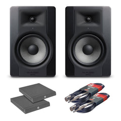 2x M-Audio BX8 D3 8" Active Studio Monitors (Bundle 2)