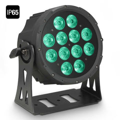 Cameo FLAT PROA 12 IP65 12 x 10 W FLAT LED-Außen-RGBWA-PAR-Licht in Schwarz