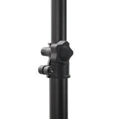 Rhino Black Metal Lighting Stand 2.7M Height inc T-Bar *B-Stock