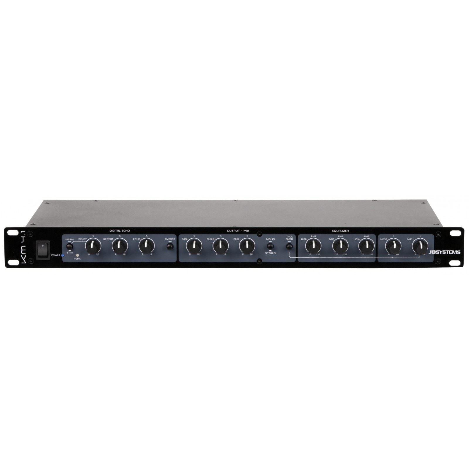 Karaki Rack Jb Systems KM 4.1 Karaoke Mixer Unit with Echo / Delay 1U Rack – Simply ...