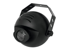 Eurolite LED PST-9W Pinspot mit schmalem Strahl, 9 W, 3 RGB-LED-DMX-Scheinwerfer, Spiegelkugel