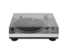 Omnitronic BD-1350 Plattenspieler Silber Riemenantrieb inkl. Staubschutzhülle DJ Disco Vinyl