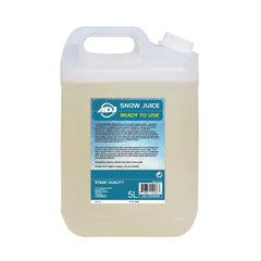 4x ADJ Snow Juice 5L Liquid for Snow Machine