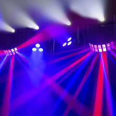 AFX EVENTBAR-BAT LED Derby UV Strobe GigBar Disco Lighting Battery Powered Bundle