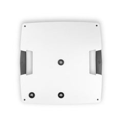 Gravity LS 431W White Square Base Lighting Stand With Offset M20 Mount