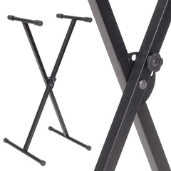 Kinsman Keyboard Stand Heavy Duty X Frame Double Braced *BSTOCK*