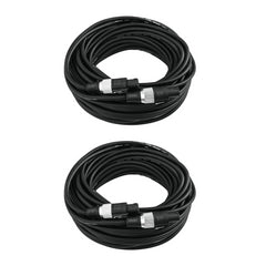 2x Omnitronic Speakon-Kabel 25m Schwarz