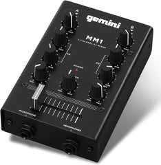 Gemini MM1 2 Channel Compact DJ Mixer