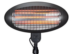 Perel PHS2000 Chauffage de terrasse électrique 2000 W Jardin extérieur sur pied
