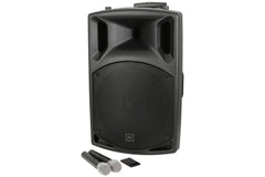 QTX 15" Portable Sound System with UHF, USB/SD/FM and Bluetooth