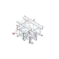 Milos T-Cross + Down 4-way Pro-30 Square P Truss