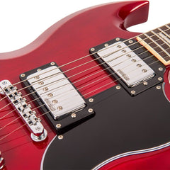 Vintage Vs6 Guitar - Cherry Red