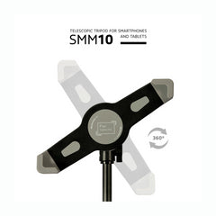 SMM10 Telescopic Tripod Stand for Tablet PC Height Adjustable inc Carry Bag